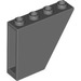LEGO Dark Stone Gray Slope 1 x 4 x 3 (60°) Inverted (67440)