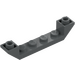 LEGO Dark Stone Gray Slope 1 x 6 (45°) Double Inverted with Open Center (52501)