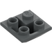 LEGO Dark Stone Gray Slope 2 x 2 (45°) Inverted (3676)