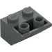 LEGO Dark Stone Gray Slope 2 x 2 (45°) Inverted with Flat Spacer Underneath (3660)