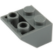 LEGO Gris Pierre Foncé  Pente 2 x 2 (45°) Inversé avec entretoise plate en dessous (3660)