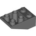 LEGO Dark Stone Gray Slope 2 x 3 (25°) Inverted without Connections between Studs (3747)