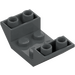 LEGO Dunkles Steingrau Schrägstein 2 x 4 (45°) Doppelt Invers mit Open Mitte (4871)