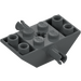 LEGO Dark Stone Gray Slope 2 x 4 (45°) Double Inverted with Pins (15647 / 30390)