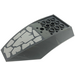 LEGO Dark Stone Gray Slope 2 x 6 x 10 Curved Inverted with Stones Sticker (47406)