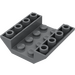 LEGO Dark Stone Gray Slope 4 x 4 (45°) Double Inverted with Open Center (No Holes) (4854)