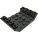LEGO Donker Steengrijs Helling 4 x 6 (45°) Dubbele Omgekeerd met Open Midden met 3 gaten (30283 / 60219)