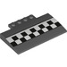 LEGO Dunkles Steingrau Steigung 5 x 8 x 0.7 Gebogen mit Checkered Line (15625 / 33368)