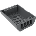 LEGO Dark Stone Gray Slope 6 x 8 x 2 Curved Inverted Double (45410)