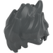 LEGO Dark Stone Gray Spiky Shaped Hair (7804 / 25411)