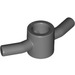 LEGO Dark Stone Gray Spiral Pole Attachment with 2 Bent Handles (23422)