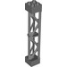 LEGO Dark Stone Gray Support 2 x 2 x 10 Girder Triangular Vertical (Type 3 - 3 Posts, 2 Sections) (58827)