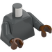 LEGO Dark Stone Gray Teebo Minifig Torso (973 / 76382)