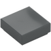 LEGO Dark Stone Gray Tile 1 x 1 with Groove (3070)