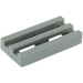 LEGO Dark Stone Gray Tile 1 x 2 Grille (with Bottom Groove) (2412 / 30244)