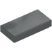 LEGO Dark Stone Gray Tile 1 x 2 with Groove (3069)