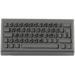LEGO Dark Stone Gray Tile 1 x 2 with PC Keyboard Pattern with Groove (46339 / 50311)