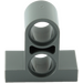 LEGO Dark Stone Gray Tile 1 x 2 with Perpendicular Beam 2 (32530)