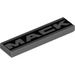 LEGO Dark Stone Gray Tile 1 x 4 with Mack Logo (2431 / 37282)