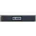 LEGO Dark Stone Gray Tile 1 x 6 with &#039;DL 4209&#039; Sticker (6636)