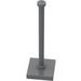 LEGO Dark Stone Gray Tile 2 x 2 Road Sign Base (without Stop Ring) (30256)