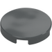 LEGO Dark Stone Gray Tile 2 x 2 Round with Bottom Stud Holder (14769)