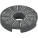 LEGO Donker steengrijs Tegel 2 x 2 Rond met Gat in het midden met Rotor Messen (15535 / 21605)