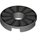 LEGO Dark Stone Gray Tile 2 x 2 Round with Hole in Center with Rotor Blades (15535 / 21605)