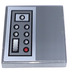 LEGO Dark Stone Gray Tile 2 x 2 with Starfighter Buttons and Indicators (Model Left) Sticker with Groove (3068)