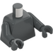 LEGO Dark Stone Gray Torso with Arms and Hands (73403 / 76382)