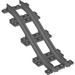 LEGO Dark Stone Gray Train Track with Slope (85977)