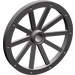 LEGO Dark Stone Gray Wagon Wheel Ø43 x 3.2 with 10 Spokes (33211)