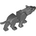 LEGO Dark Stone Gray Warg Body with Dark Brown Nose and no Lower Jaw Piece (13213)