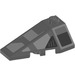 LEGO Dark Stone Gray Wedge 2 x 4 Triple Left with Black and Grey Shapes (3 Stickers) (43710)