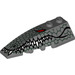 LEGO Dark Stone Gray Wedge 2 x 6 Double Left with Crocodile Head (41748)
