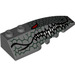 LEGO Dark Stone Gray Wedge 2 x 6 Double Right with Crocodile Head (41747)