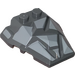 LEGO Dark Stone Gray Wedge 4 x 4 with Jagged Angles with Gray Facets (28625 / 52891)