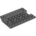 LEGO Dark Stone Gray Wedge 6 x 8 Inverted (5117)