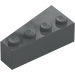 LEGO Dark Stone Gray Wedge Brick 2 x 4 Right (41767)