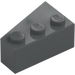 LEGO Dark Stone Gray Wedge Brick 3 x 2 Right (6564)