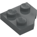 LEGO Dark Stone Gray Wedge Plate 2 x 2 Cut Corner (26601)