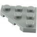 LEGO Dunkles Steingrau Keil Platte 3 x 3 Ecke (2450)
