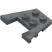 LEGO Dark Stone Gray Wedge Plate 3 x 4 with Stud Notches (28842 / 48183)