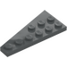 LEGO Dark Stone Gray Wedge Plate 3 x 6 Wing Right (54383)