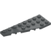 LEGO Mørk steingrå Kile Plate 3 x 8 Vinge Venstre (50305)