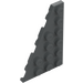 LEGO Dark Stone Gray Wedge Plate 4 x 6 Wing Left (48208)