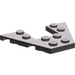 LEGO Dark Stone Gray Wedge Plate 4 x 6 with 2 x 2 Cutout (29172 / 47407)