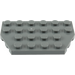 LEGO Gris pierre foncé Coin assiette 4 x 6 sans Coins (32059 / 88165)