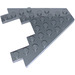 LEGO Dark Stone Gray Wedge Plate 8 x 8 with 3 x 4 Cutout (6104)