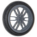 LEGO Grigio pietra scuro Wheel 75 x 17mm with Motorcycle Tire 94.2 x 20